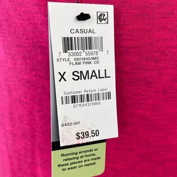 NWT Ideology Heavy Short Sleeve T-Shirt Size XS - Picture 4 of 6